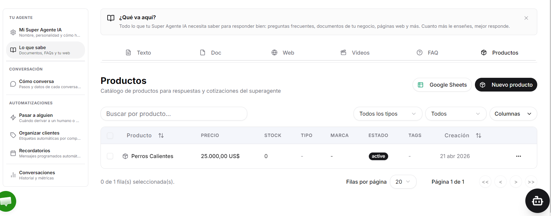 Gestión de Catálogos y Ventas